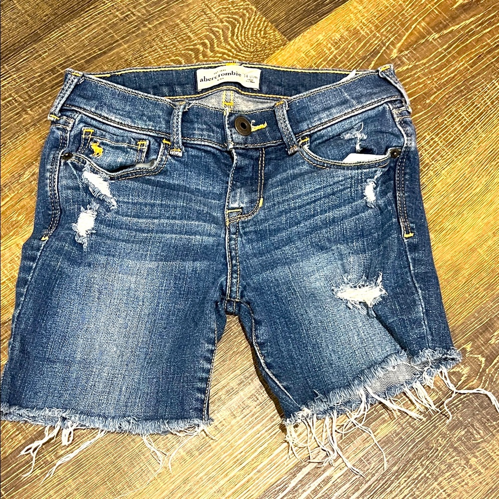 Abercrombie & Fitch Kids Blue Denim Jean shorts